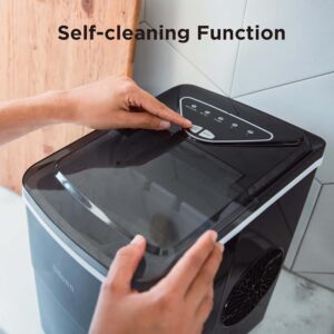Silonn Ice Maker Countertop, Self-Cleaning Ice Machine with Ice Scoop and Basket 6
